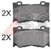 A.B.S. 37768 OE Brake Pad Set, disc brake